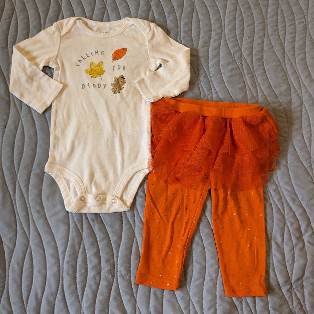 Carter's baby girl fall outfit